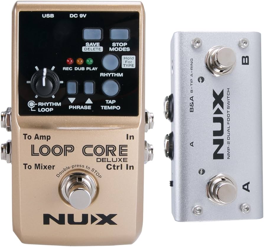 Amazon.com: NUX Loop Core Deluxe Guitar Looper Pedal, with NMP-2 Amazon.com: NUX Loop Core Deluxe Guitar Looper Pedal, with NMP-2